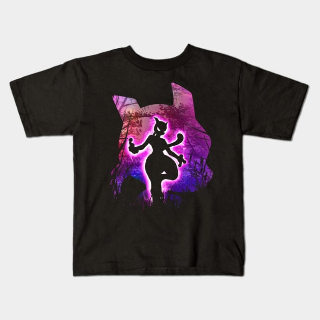 The powerfull Clone universe Set silhouette Kids T-Shirt by Meca-artwork